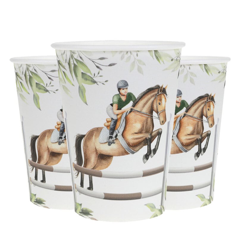 Champion Horse - Pappbecher 10er-Pack