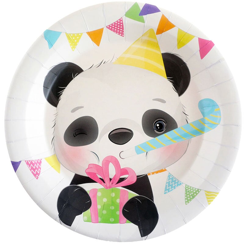 Panda - Teller 10er-Pack