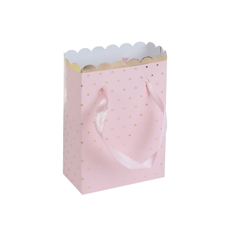 Kleine Geschenktüten - Rosa & Gold 6er-Pack