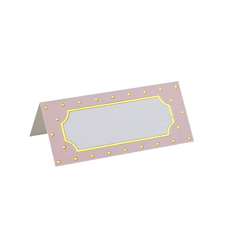 Platzierungskarten Rosa 10er-Pack