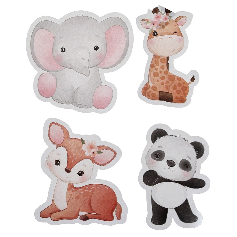 Baby Safari - Stickers 16er Pack