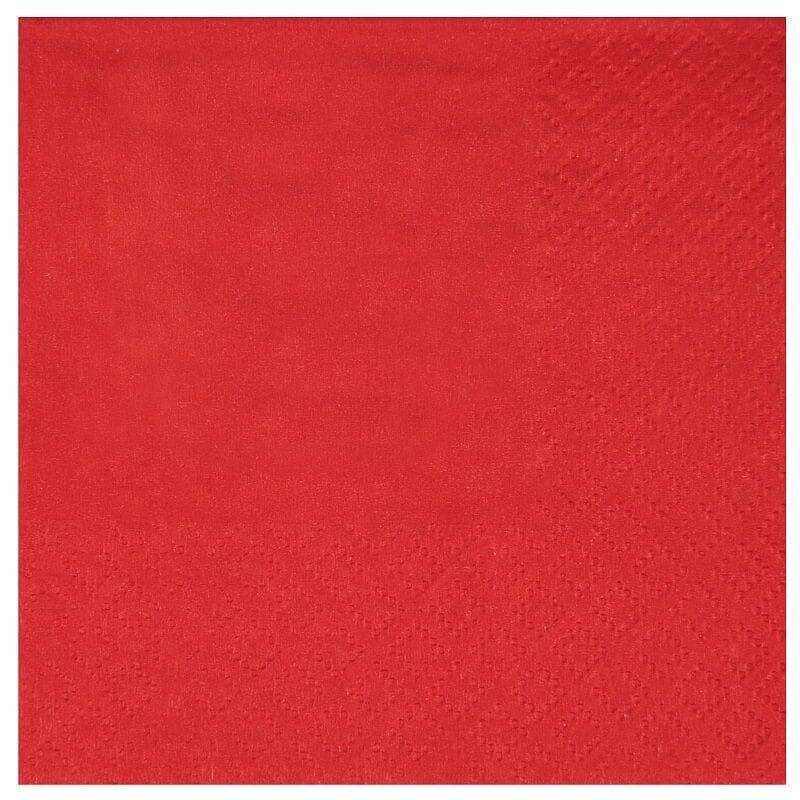 Servietten - Rot 25er-Pack