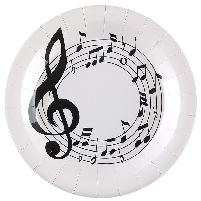 Musiknote - Teller 10er-Pack