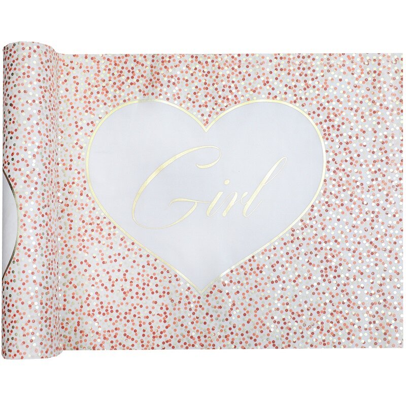 Baby Girl Dots - Tischläufer 3 Meter