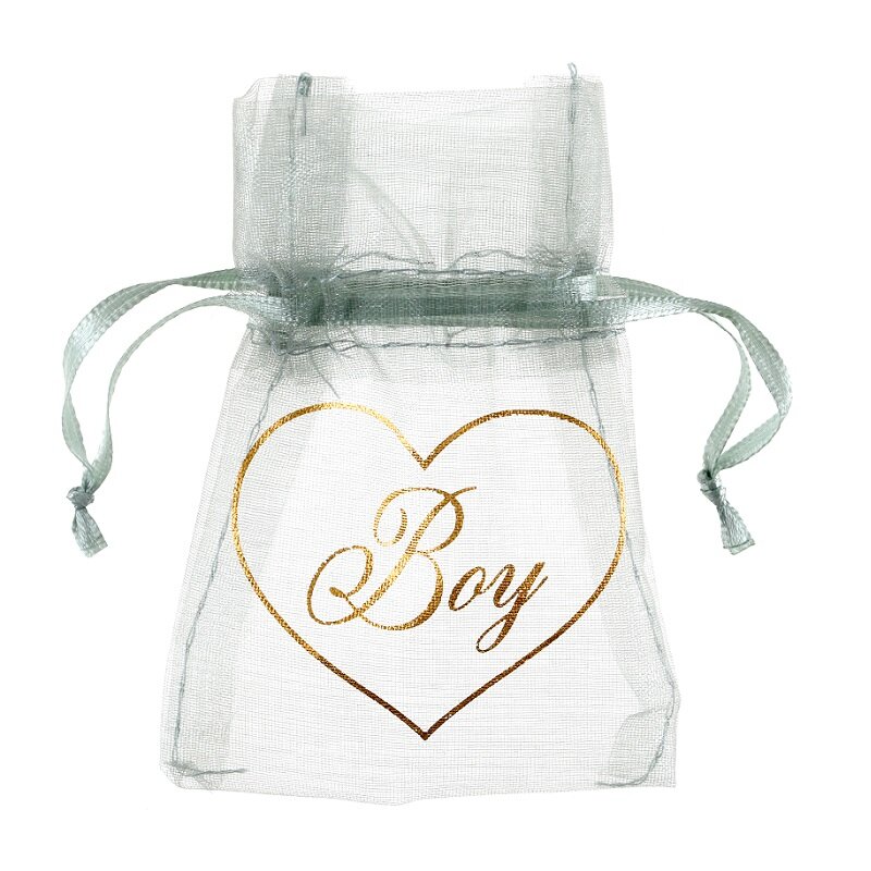 Baby Boy - Organza Beutel 6er-Pack