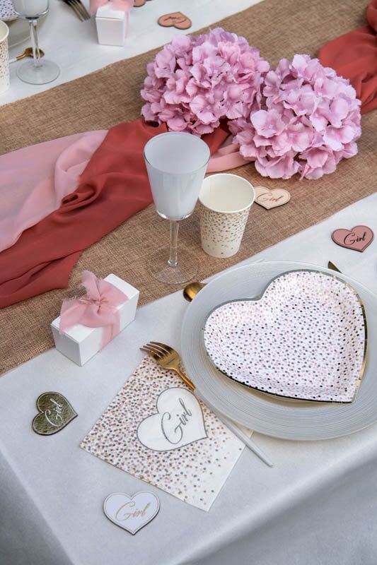 Baby Girl Dots - Pappbecher 10er-Pack