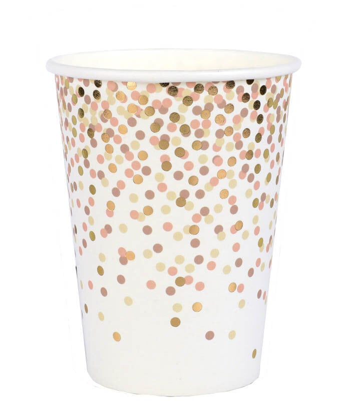 Baby Girl Dots - Pappbecher 10er-Pack