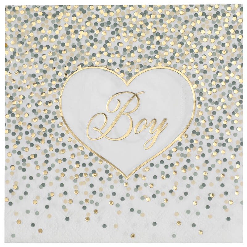 Baby Boy Dots - Servietten 20er-Pack