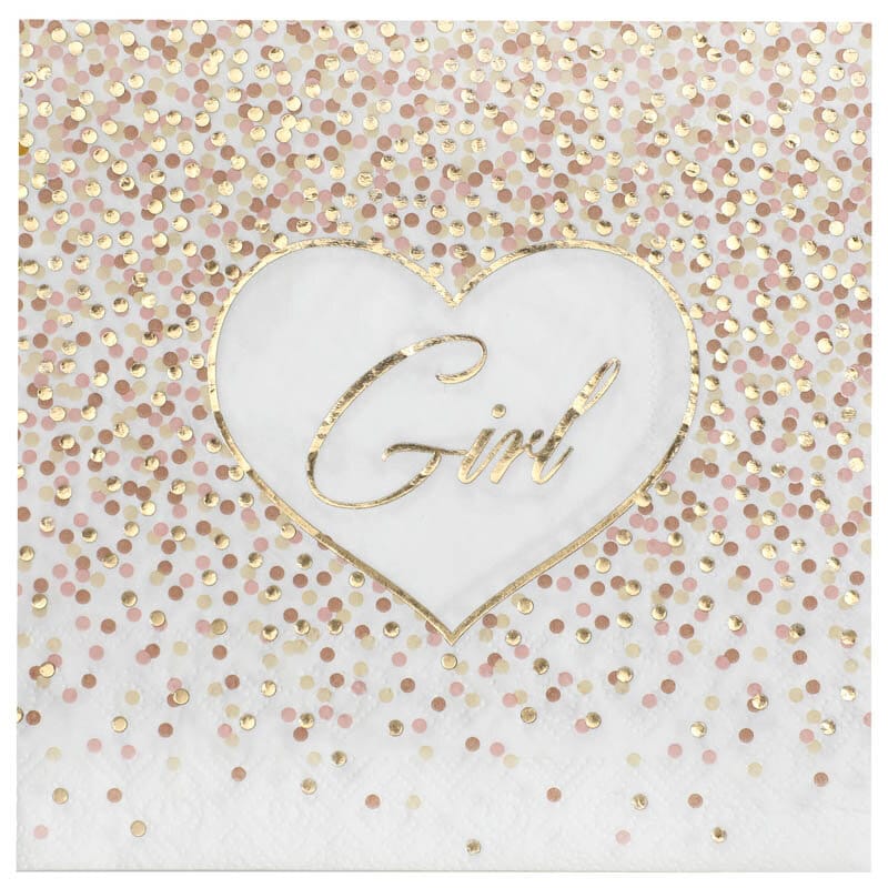 Baby Girl Dots - Servietten 20er-Pack