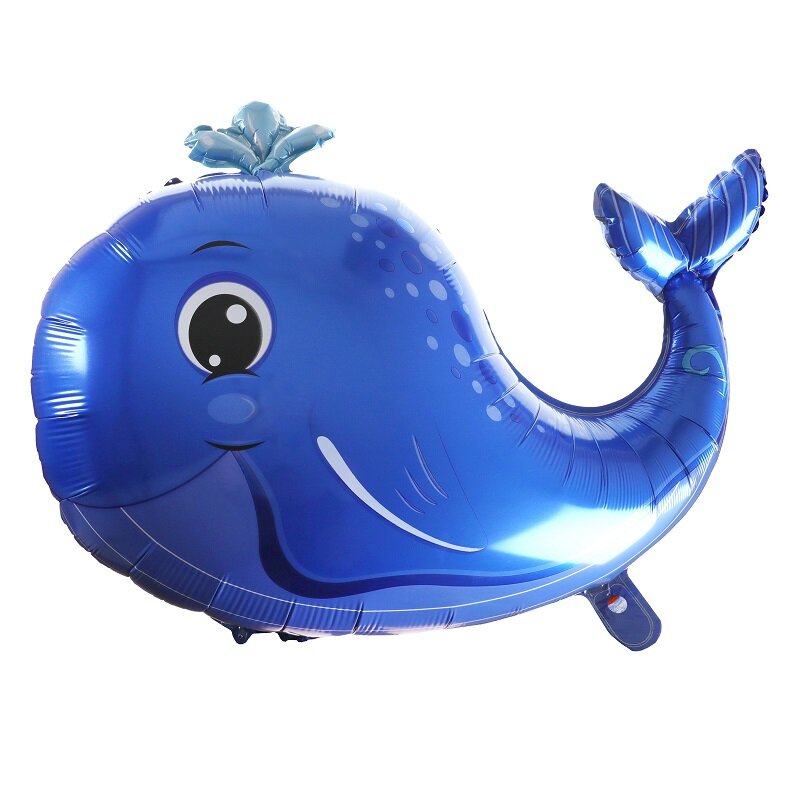 Folienballon Blauwal 69 cm