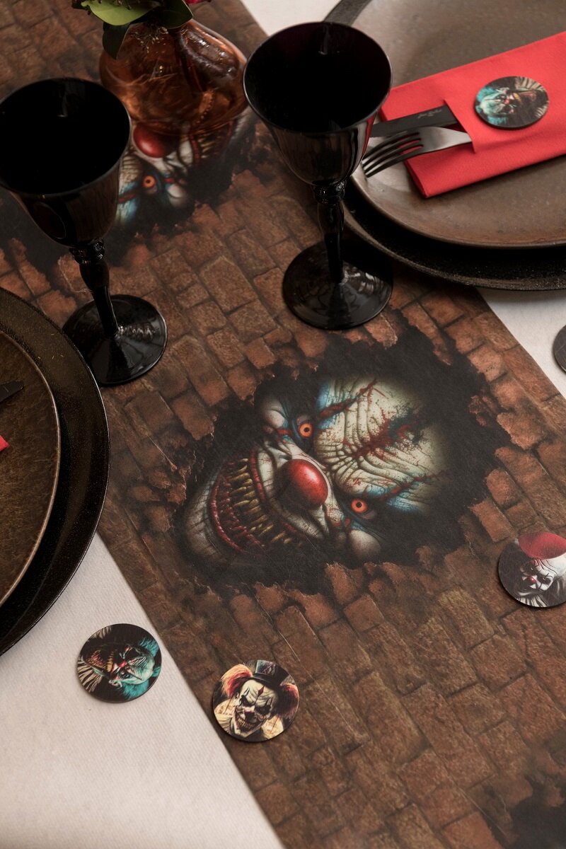 Killerclown - Tischläufer 5 Meter