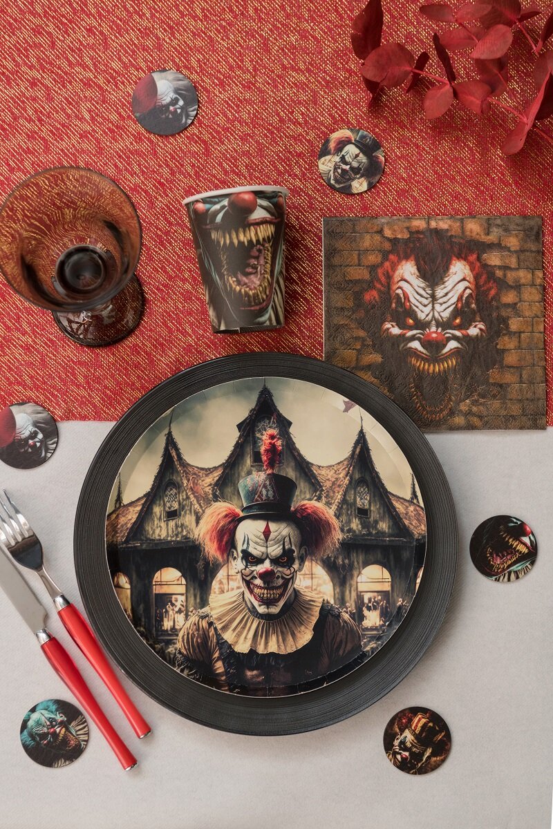 Killer Clown - Servietten 20er-Pack