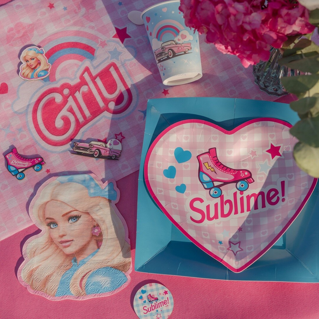 Geformte Servietten Girl 20er-Pack