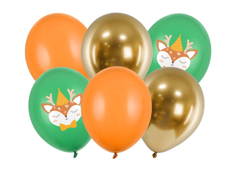 Ballonmix - Hirsch 6er Pack