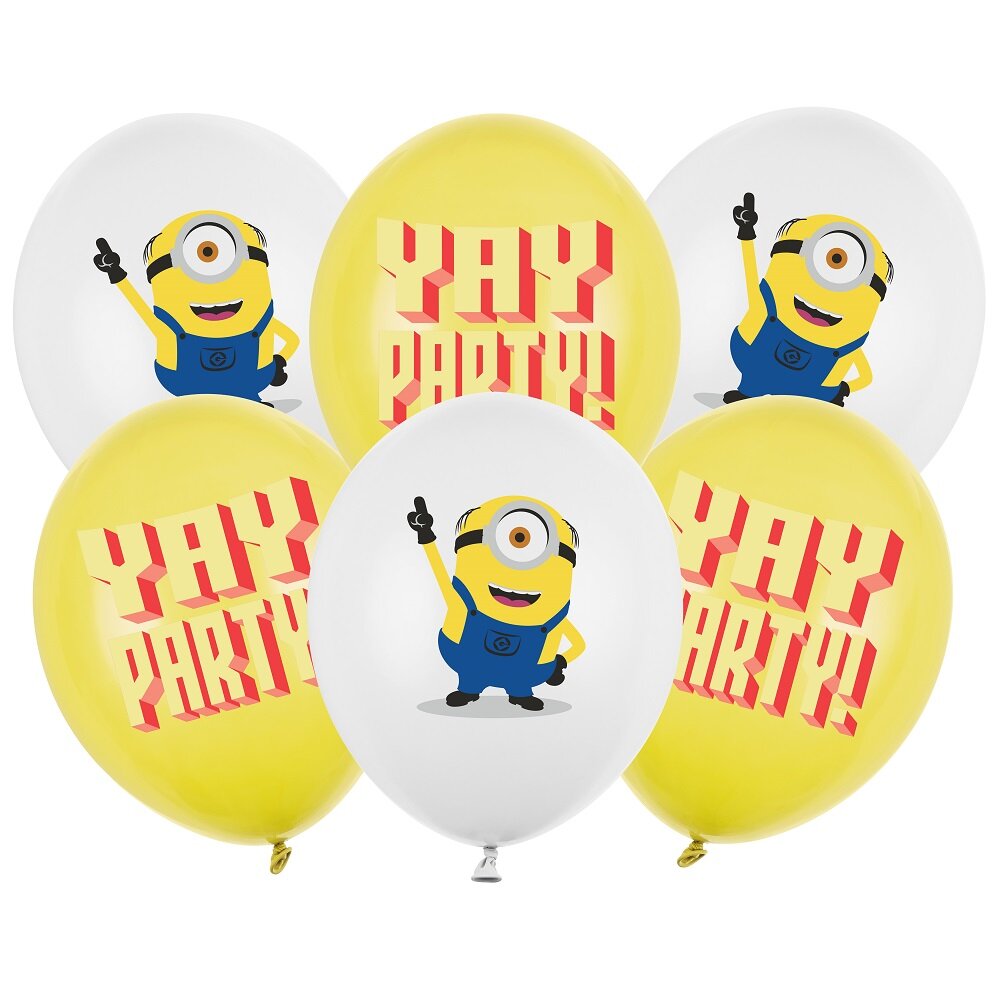 Minions Luftballons 6er-Pack