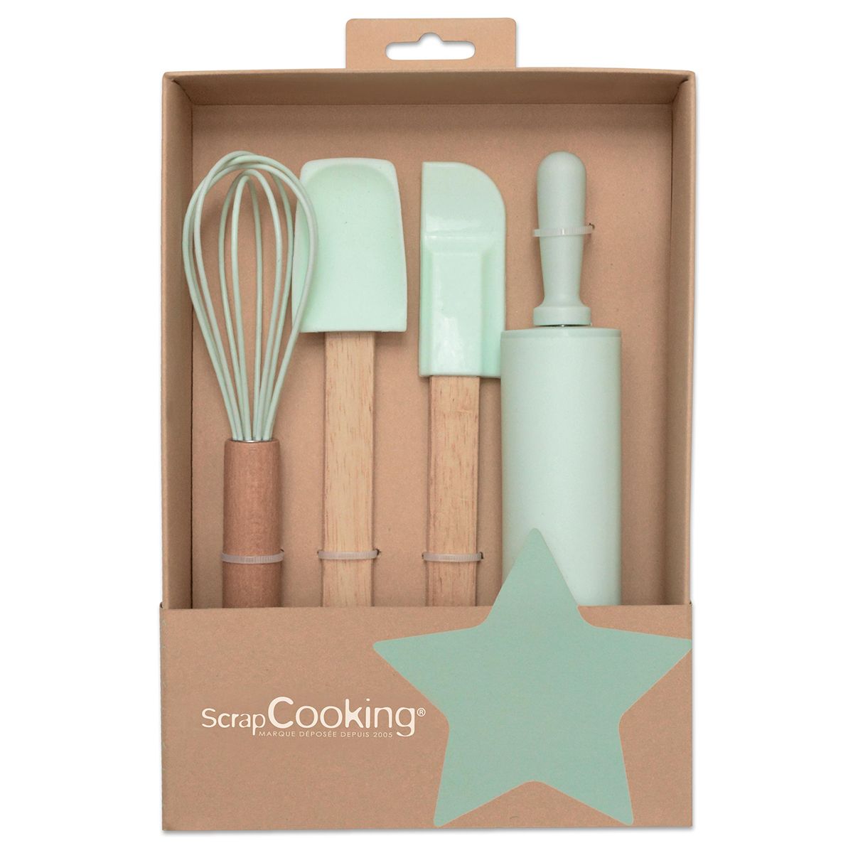 Scrapcooking Gebäck Utensilien Set 4 Stück