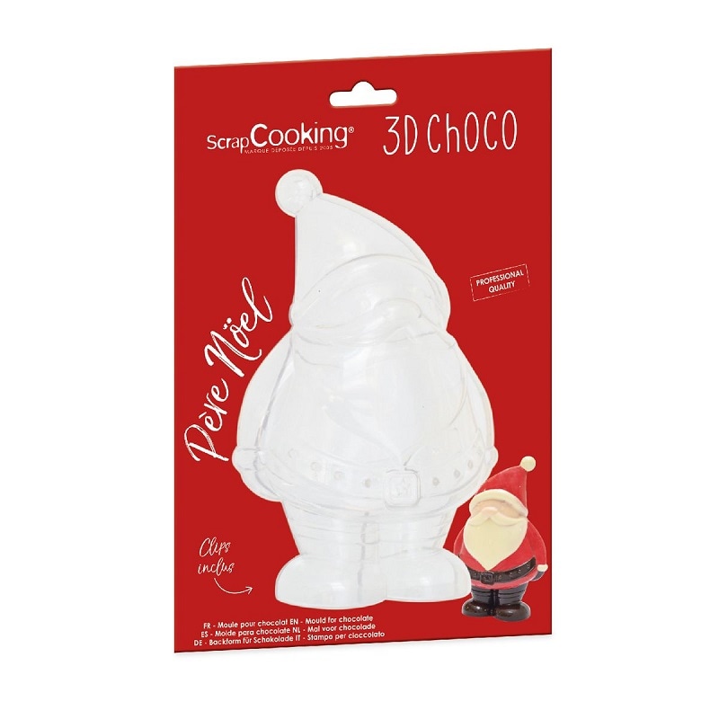 ScrapCooking - Schokoladenform 3D Weihnachtsmann