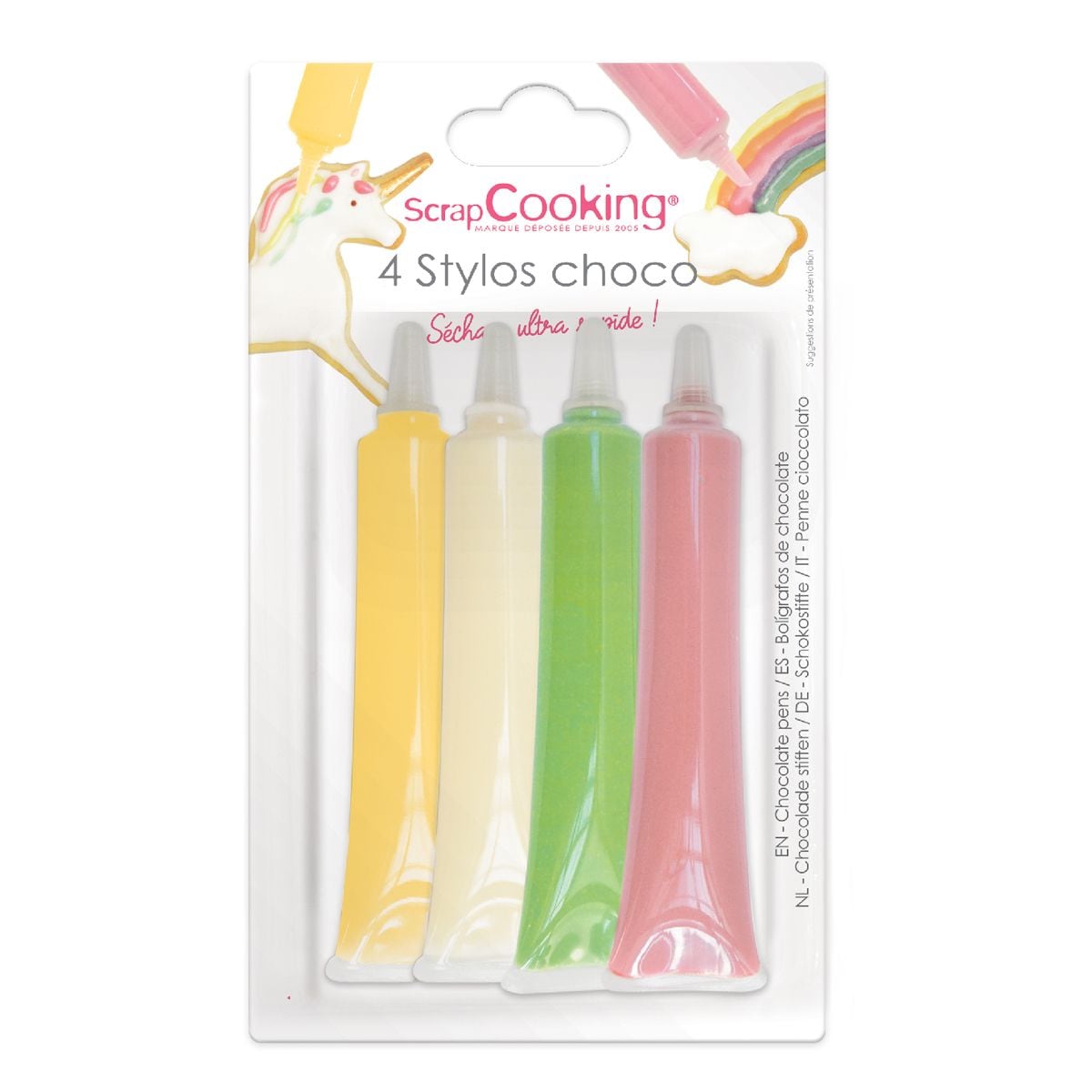 ScrapCooking - Choco Pens Pastellfarben 4er-Pack
