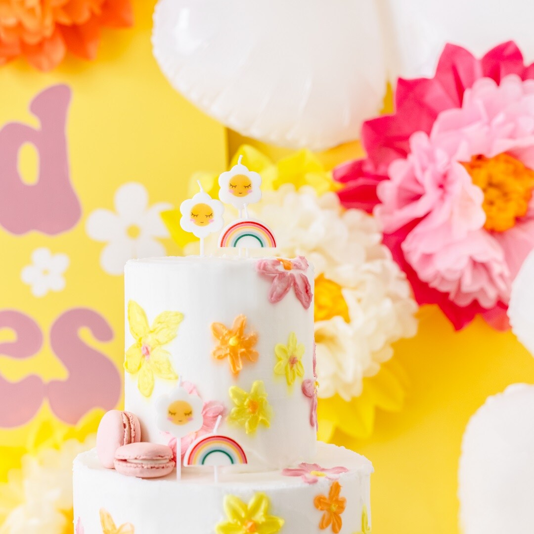 Kerzen - Daisy 5er-Pack