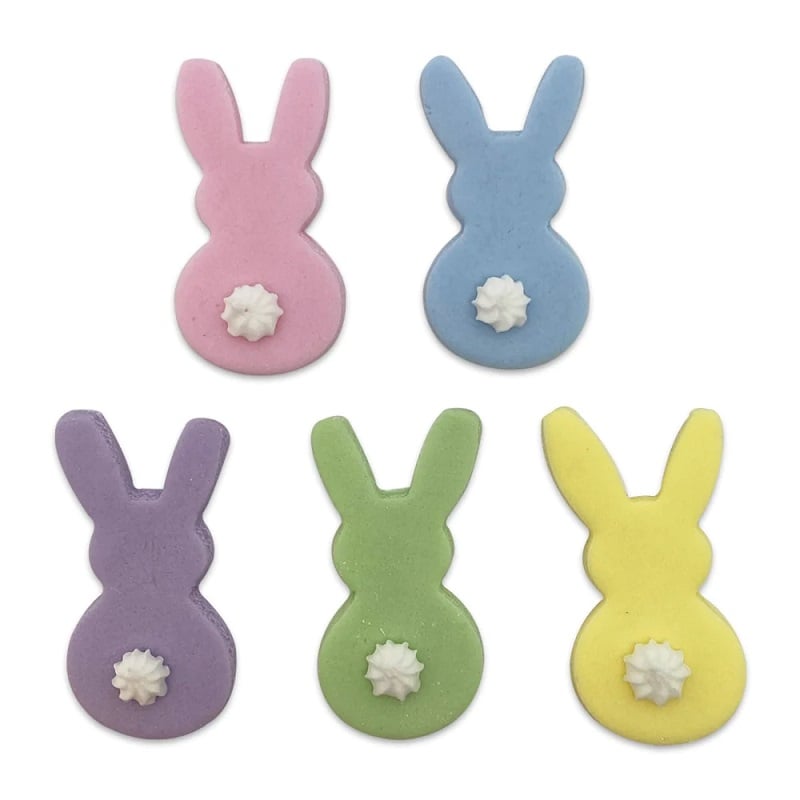 Zuckerdekorationen Osterhasen 5er-Pack