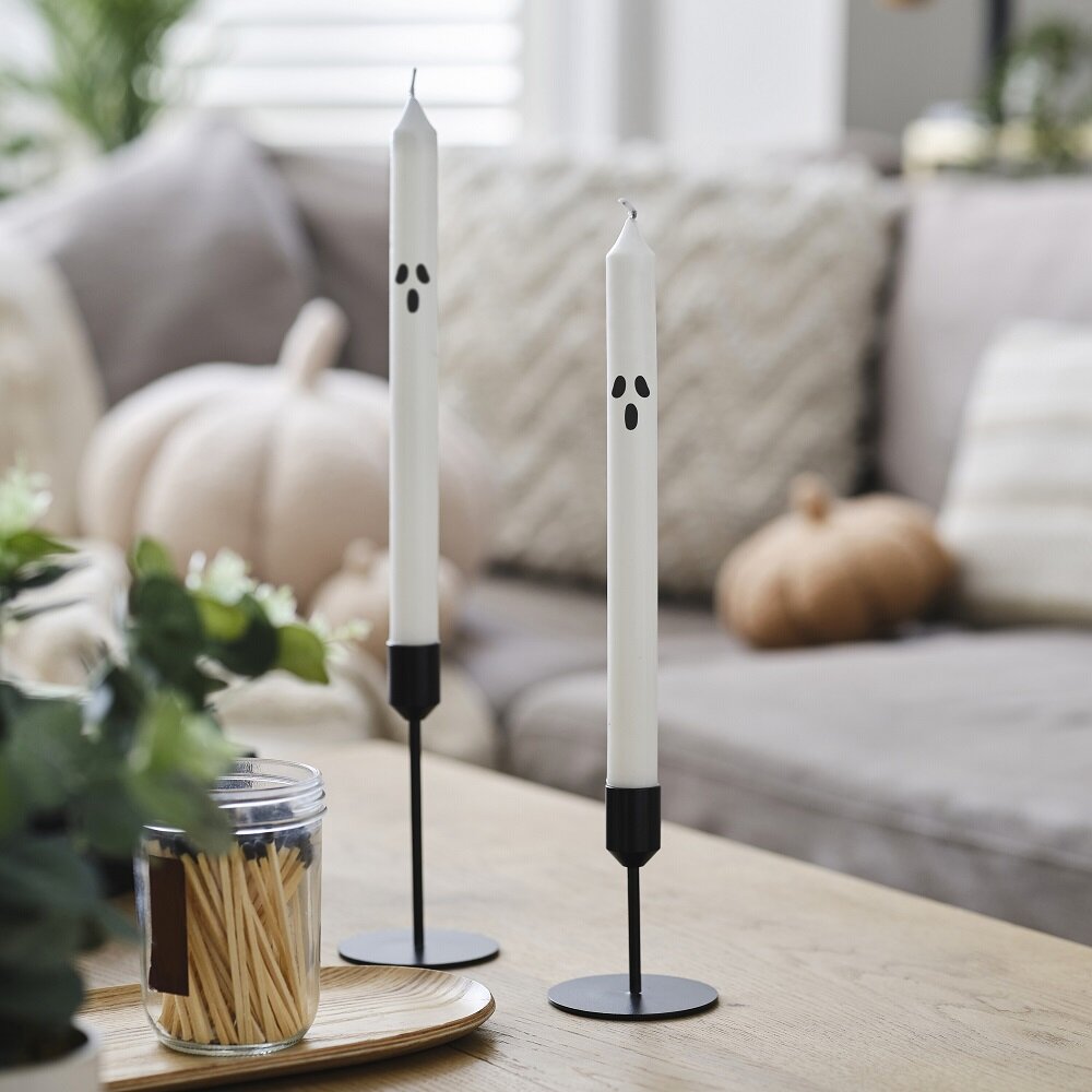 Halloween Kerzen Geister 2er-Pack