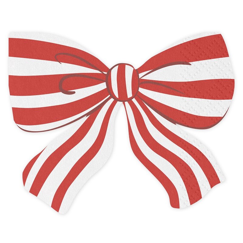 Weihnachtsservietten Schleife 12er-Pack