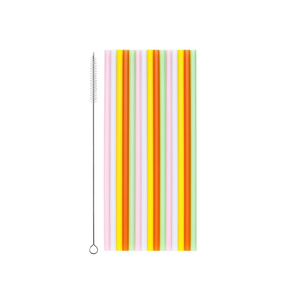 Mehrfarbige Strohhalme 30er-Pack
