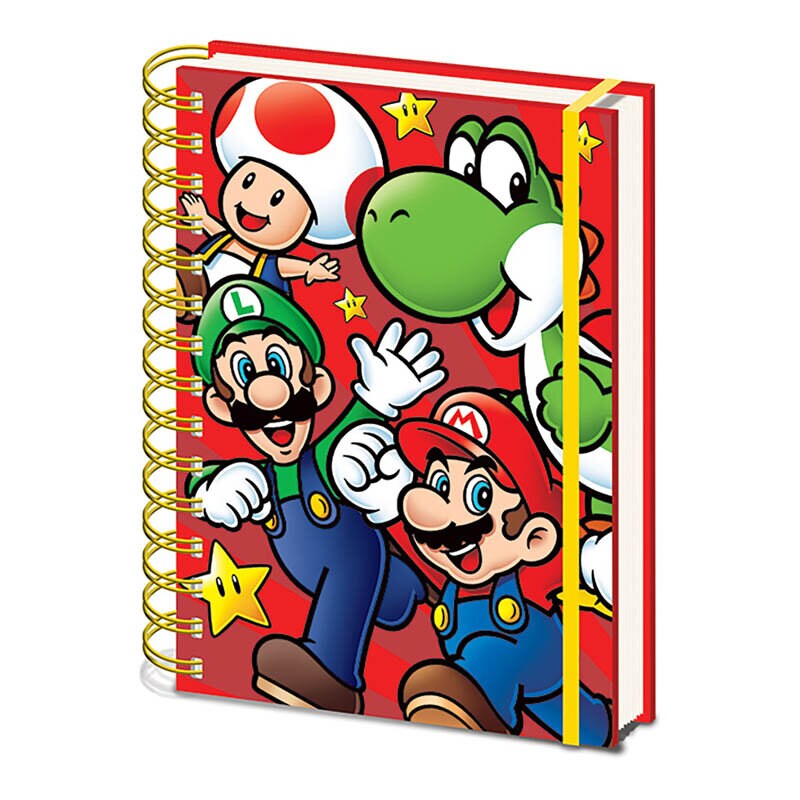 Super Mario Bros Notizbuch A5