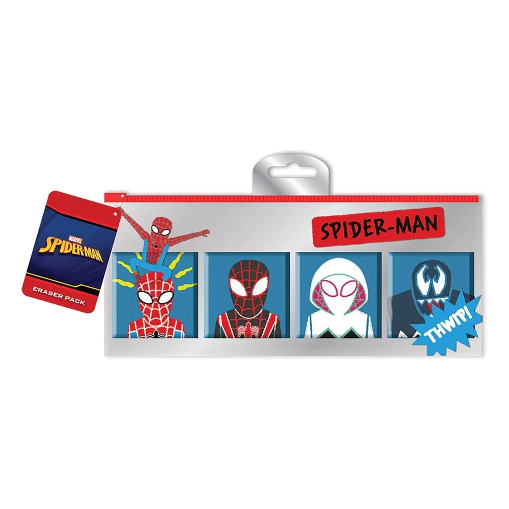 Spiderman - Radiergummis im 4er-Pack