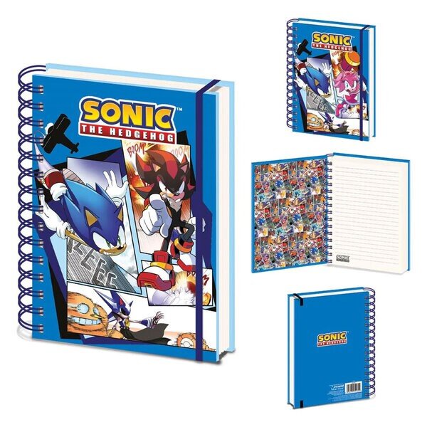 Sonic the Hedgehog - 3D Notizbuch A5