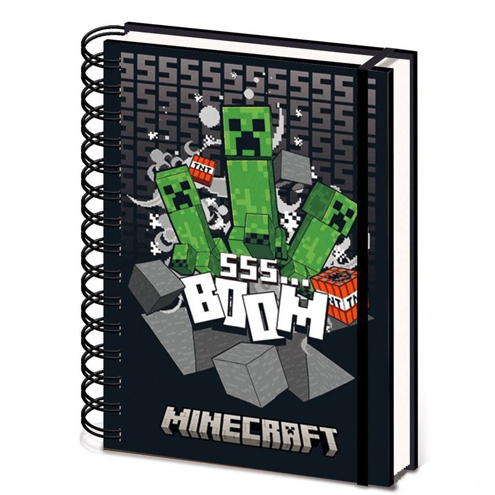 Minecraft 3D Notizbuch A5