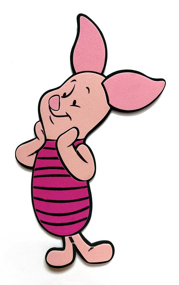 Winnie Puuh Ferkel 3D-Wanddeko