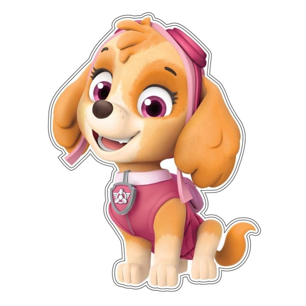 Paw Patrol 3D-Wanddeko - Skye
