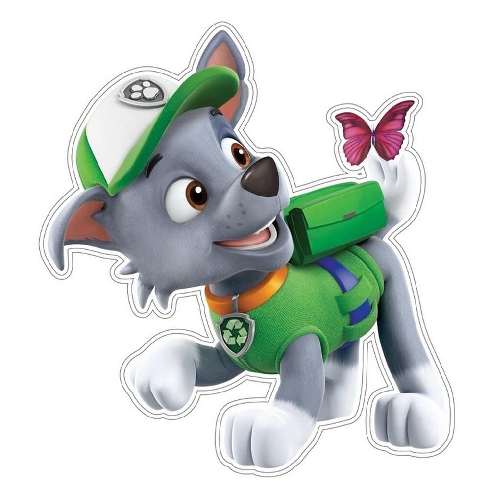 Paw Patrol 3D-Wanddeko - Rocky