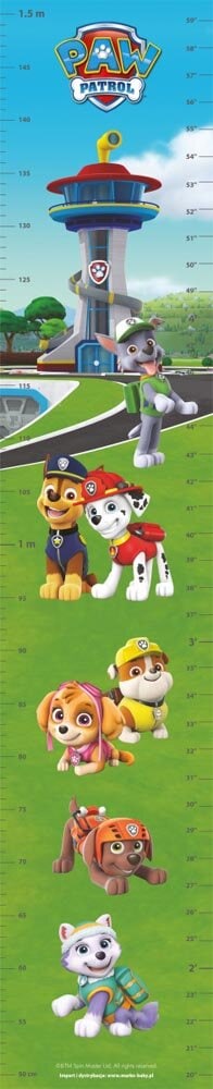 Paw Patrol Messlatte fürs Kinderzimmer