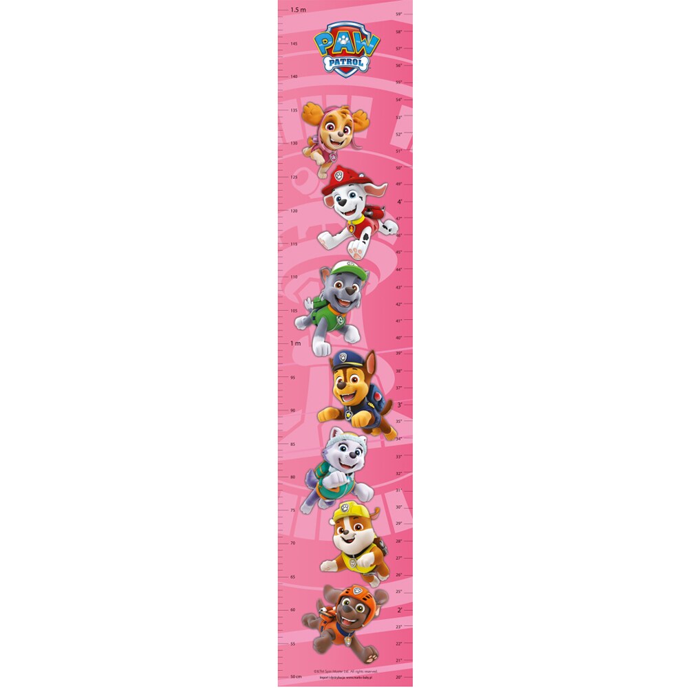 Paw Patrol Skye Messlatte fürs Kinderzimmer