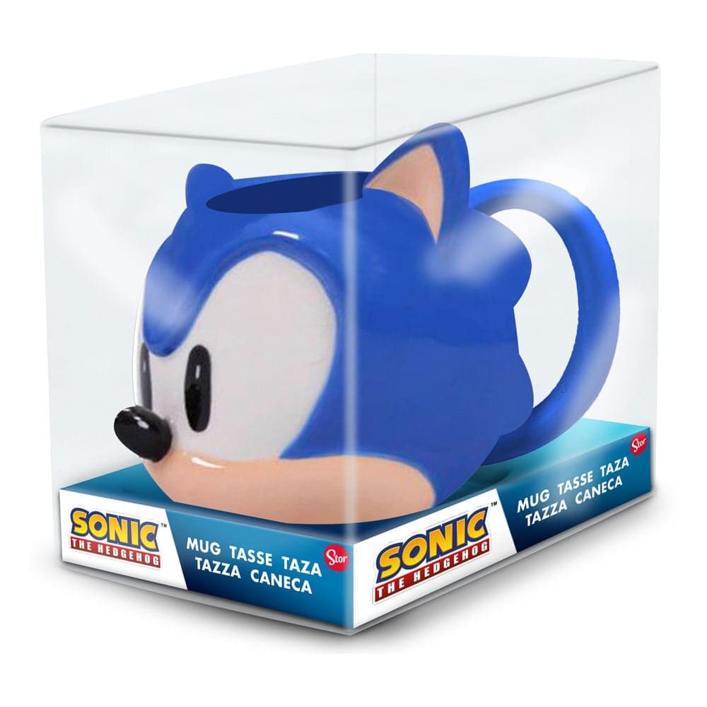 Sonic The Hedgehog - Porzellanbecher 3D 385 ml