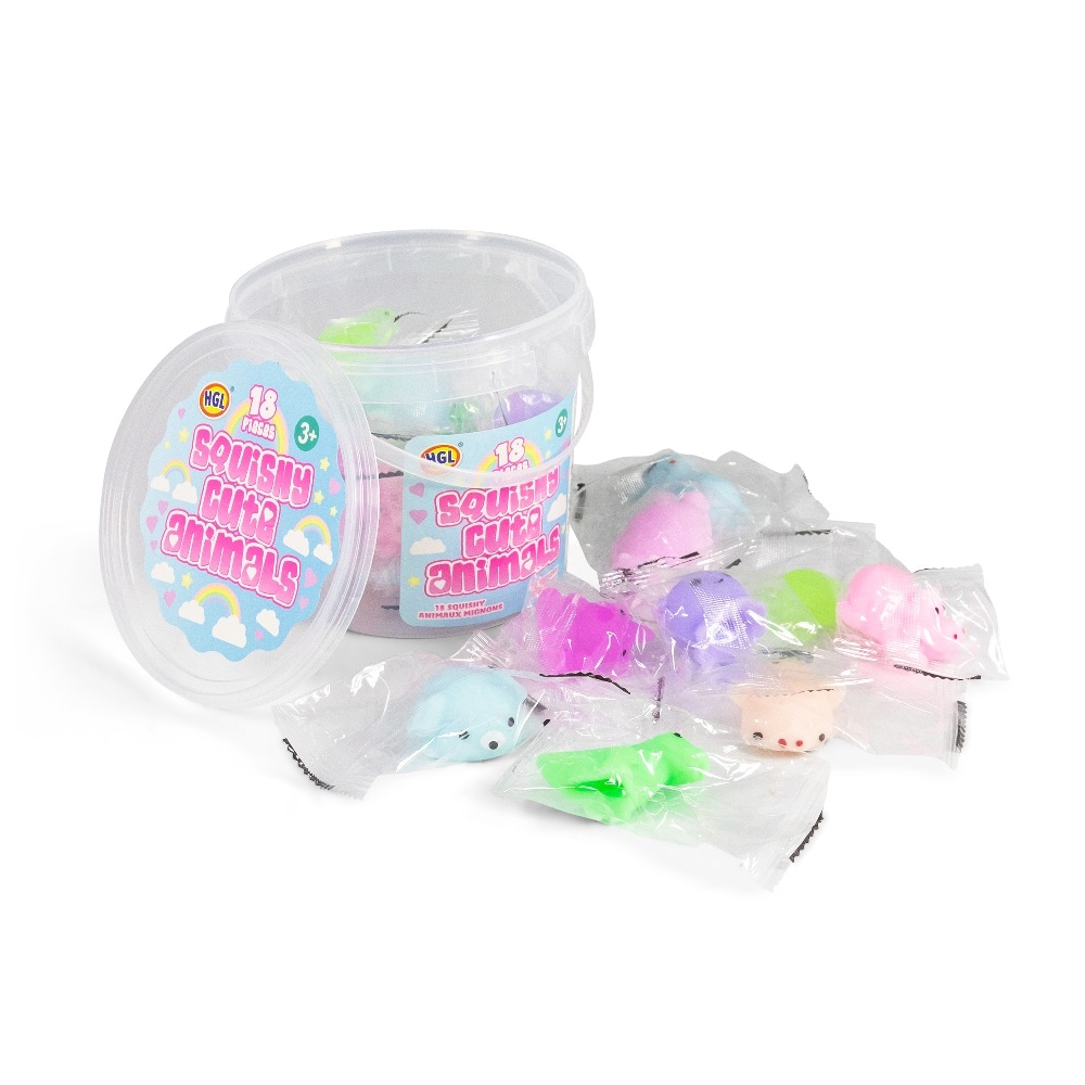 Mini-Squishy-Tiere im 18er-Pack
