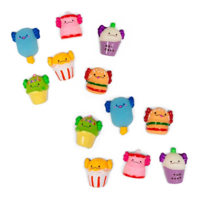 Mini Squishy Axolotl Mochi 12er-Pack