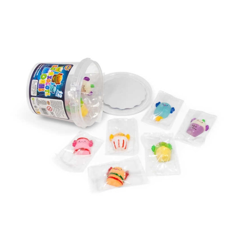 Mini Squishy Axolotl Mochi 12er-Pack