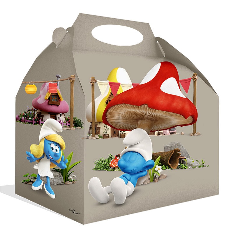 Die Schlümpfe - Geschenkboxen 20 x 16 cm