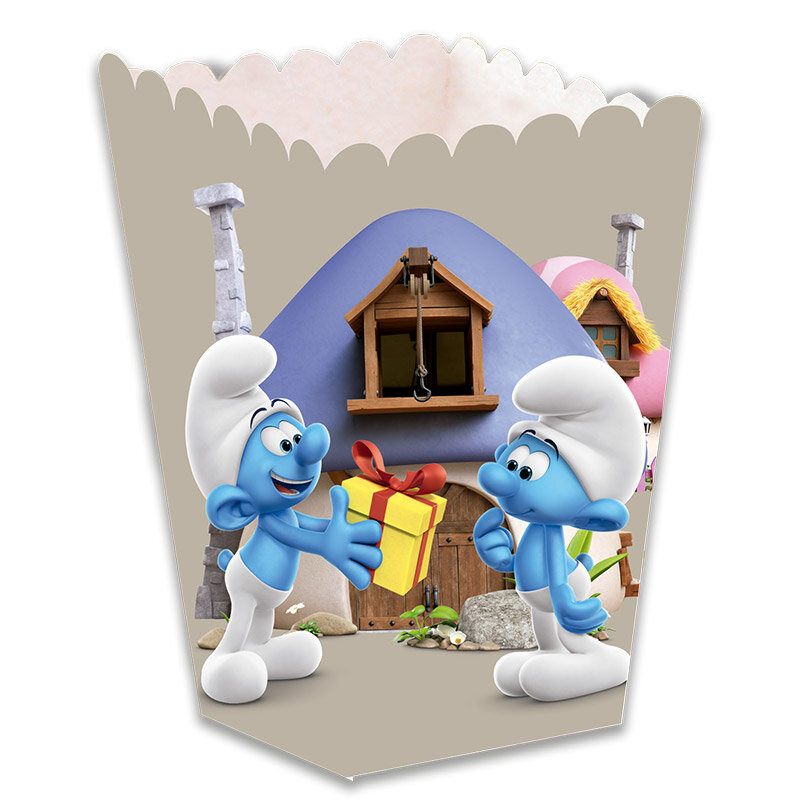 Die Schlümpfe - Popcornbox 12 x 5 cm