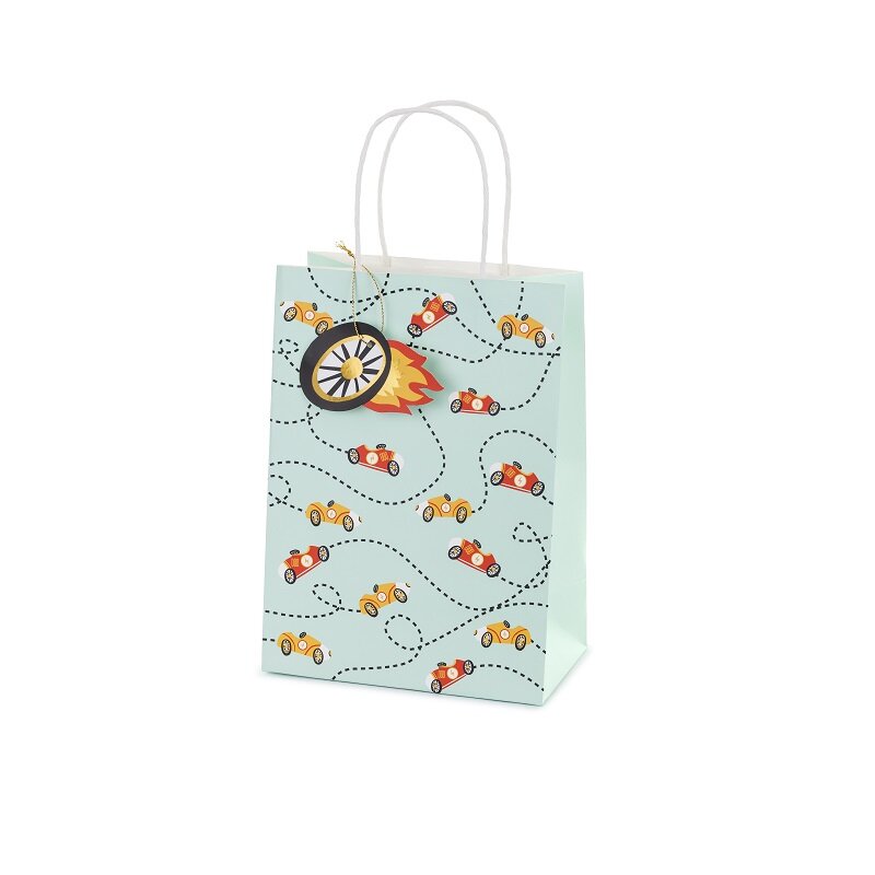 Geschenktüte Rennauto 25 x 18 cm
