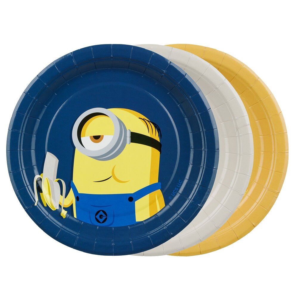 Minions Kuchenteller 6er-Pack
