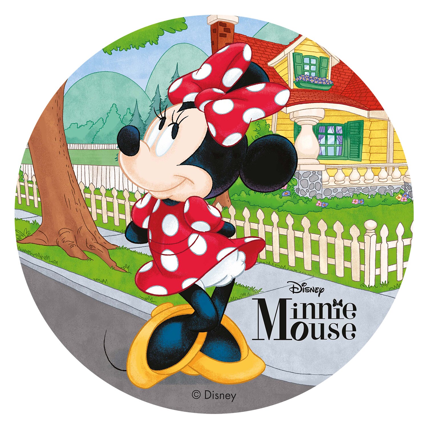 Tortenaufleger Minnie Maus - Oblate 20 cm (A)