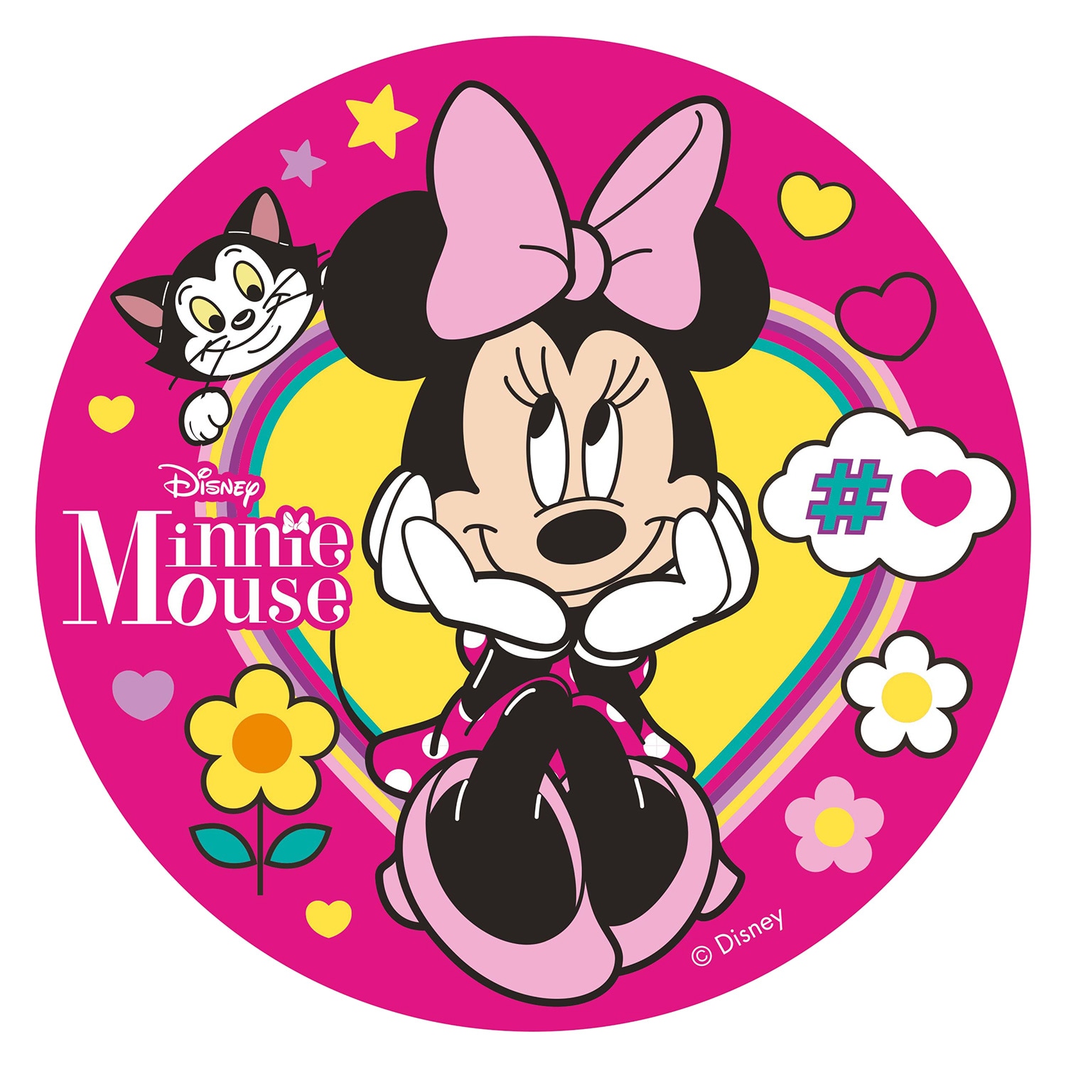 Tortenaufleger Minnie Maus - Oblate 20 cm (B)
