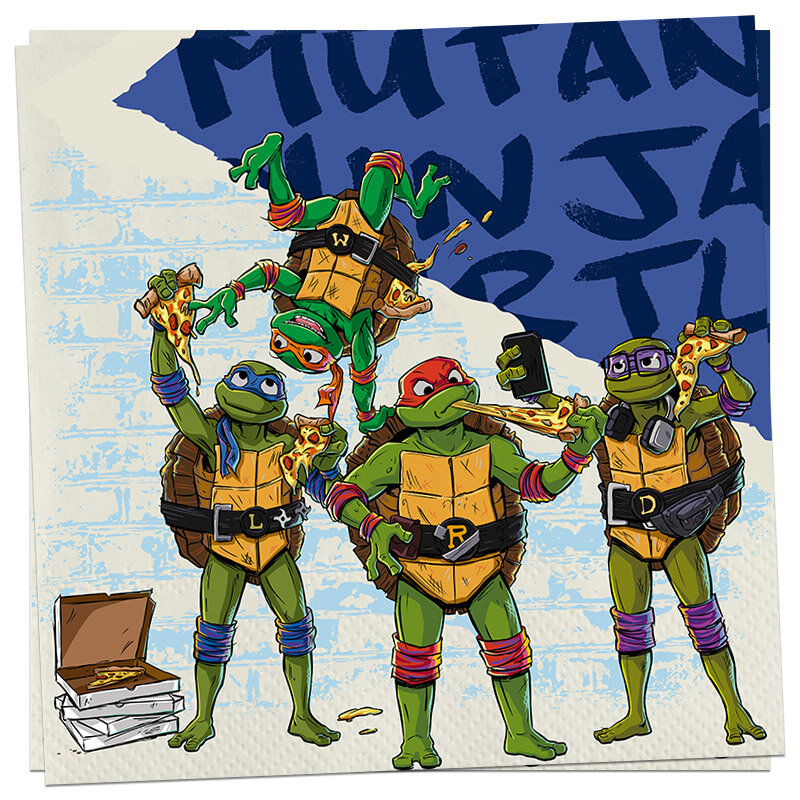 Turtles - Servietten 20er-Pack