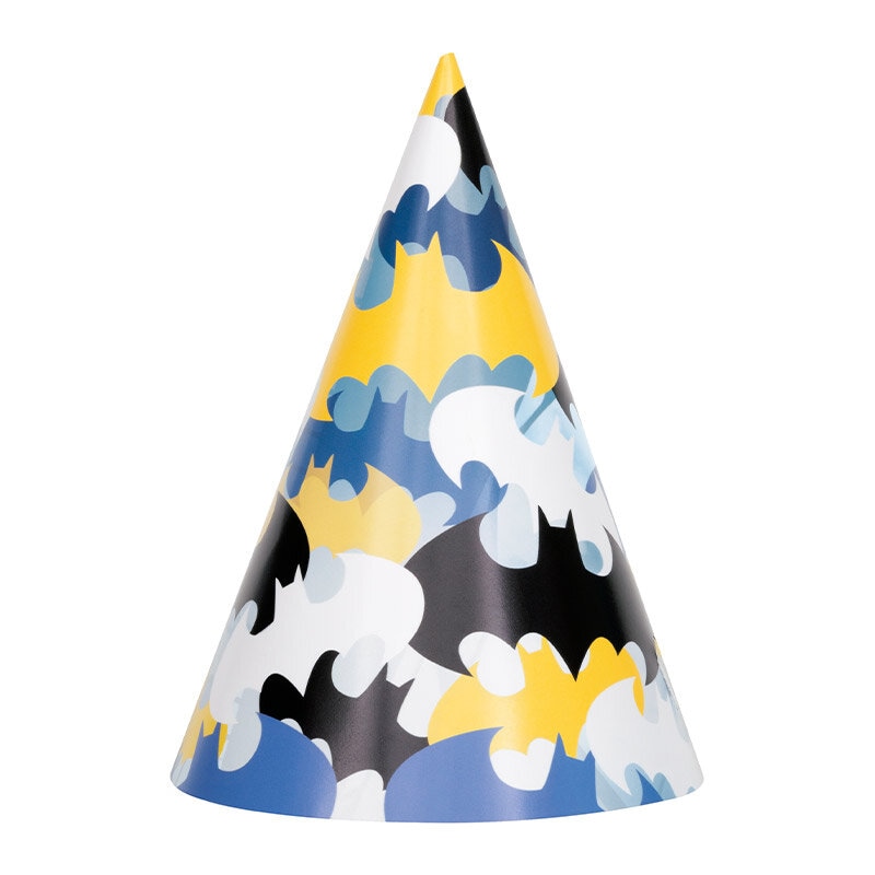 Batman - Partyhüte 8er-Pack