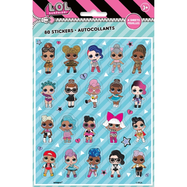 LOL Surprise - Sticker im 80er-Pack