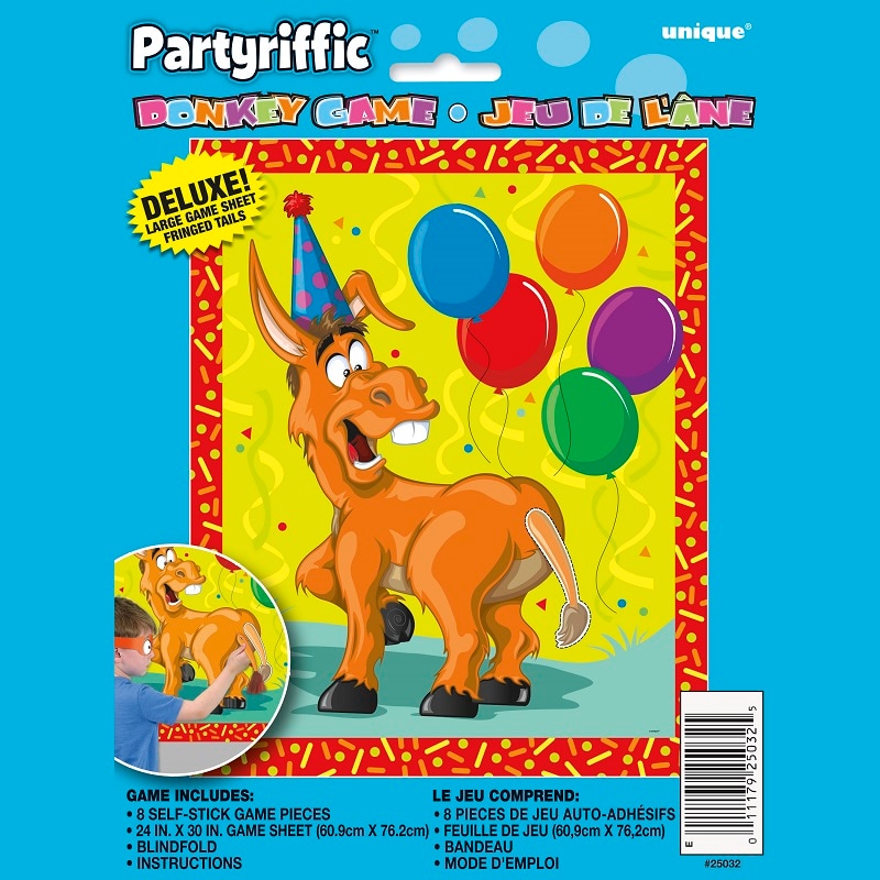 Partyspiel - Stecke dem Esel den Schwanz an Deluxe